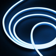 마니LED 주문제작 네온 면발광 LED바 12V 10cm 줄네온 네온사인 무드등, 네온 면발광 LED바 05번_스카이블루