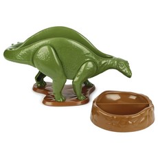 바부쪼 나초사우루스 스낵 앤 딥 디저트볼 2종 세트, Green + Brown, 1개