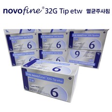노보노디스크 노보파인 인슐린 펜니들 32G 6mm, 100개