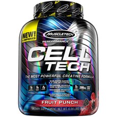 머슬테크 셀 테크 크레아틴 포뮬러, 프루트 펀치(Fruit Punch), 2.72kg