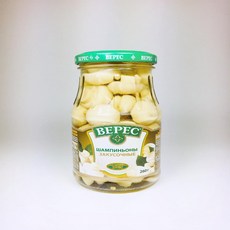 VERES MARINATED CHAMPIGNONS 양송이 버섯 절임 260g (양송이 통조림), 1병