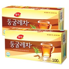 동서 둥굴레차 100T+100T 둥글레차, 1.2g, 100개