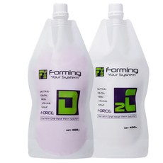 유니코포밍 유니코 포밍 포스 D 펌제(손상모용) 400ml + 2제크림타입, 1개