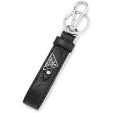 프라다 키링 사피아노 가죽 PRADA 자동차 키홀도 멀티 열쇠고리 Saffiano Leather Key Fob