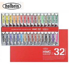 홀베인 HWC 수채화물감, 15ml, 32색