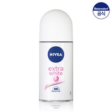니베아 데오드란트 롤온 엑스트라 화이트 50ml, 단일상품