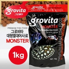 그로비타 그로비타몬스터 대형어사료, 1kg, 1개