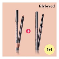 (1+1)[릴리바이레드] 스태리아이즈 젤 아이라이너+슬림 아이라이너, 상세 설명 참조, 선택1:슬림 4호(L056A) / 선택2:젤 15호(L021A)