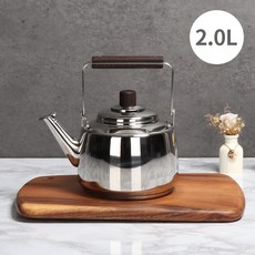 더뷰크 인덕션 하모니 휘슬 주전자 4종 (1L 1.5L 2L 3L), 실버