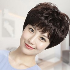 2019 여성 동대문 예쁜가발 패션가발 캐주얼 BEg2uan, 와인, 1