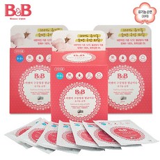 비앤비 유아 구강청결 멸균티슈, 60g, 3개