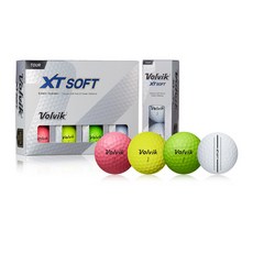 볼빅 NEW XT SOFT 엑스티 소프트 3피스 우레탄 골프공, 선택03) XT SOFT 핑크