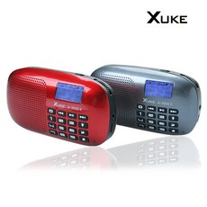 XUKE 쥬크 휴대용라디오 효도라디오 A-3000II, A-3000II 레드