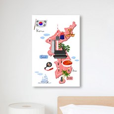 꾸밈 cq004-걸어서세계속으로1중형노프레임, 1타입-한국
