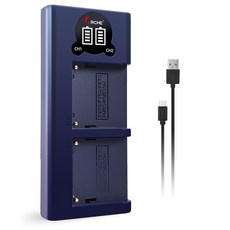 소니 NP-FM500H LCD 듀얼 충전기 A57 A58