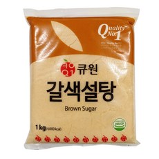 큐원 갈색설탕, 1kg, 1개