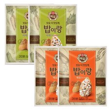 (상온)백설 밥이랑 야채27gx2개+밥이랑 해물24gx2개, 1세트