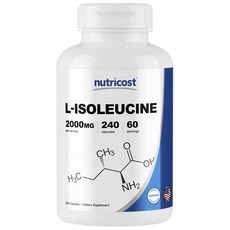 뉴트리코스트 L-이소류신 2000mg 캡슐, 240개입, 1개