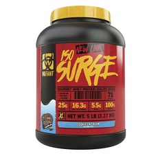 뮤턴트 서지 고메 웨이 프로틴 아이솔레이트 셰이크 쿠키 앤 크림, 1개, 2.27kg 2.27kg, 1개