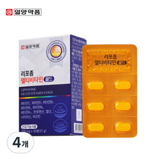 일양약품 리포좀 멀티비타민 골드-리포좀 제형기술 종합비타민, 4개, 30정 4개, 30정