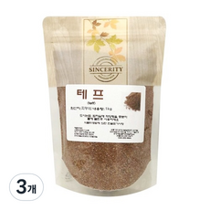 아프리카 지부티 테프 teff, 1kg, 3개 - 테츠호완