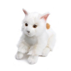 한사토이 3984번 고양이2 봉제인형, 흰색