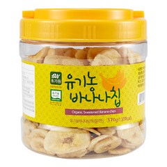 유기농 바나나칩 친환경 신선식품, 370g, 1개