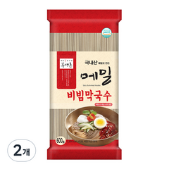 봉평촌 메밀 비빔 막국수, 600g, 2개