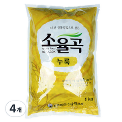 송학곡자 미국밀 누룩, 4개, 1kg