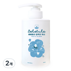 베베툴라 탑투토 워시 자연향, 400ml, 2개