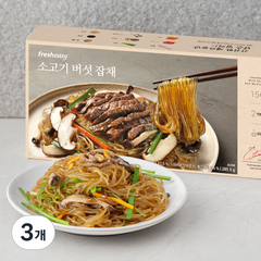 프레시지 소고기버섯잡채, 285.5g, 3개