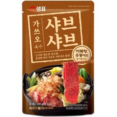 샘표 가쓰오 샤브샤브 육수 3~4인분, 200g, 1개