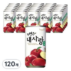 자연은 내사랑 사과 과일주스 180ml, 120개