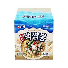 농심 사천백짬뽕, 4개