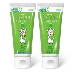 제니튼 닥터제니 저불소 어린이치약, 60g, 2개