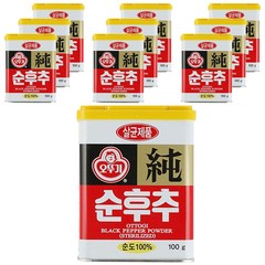 오뚜기 순후추, 100g, 10개