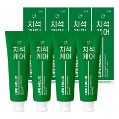 라이프홀릭 치석케어 치약 아쿠아민트향, 100g, 4개