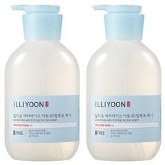 일리윤 세라마이드 아토 6.0 탑투토워시, 500ml, 2개