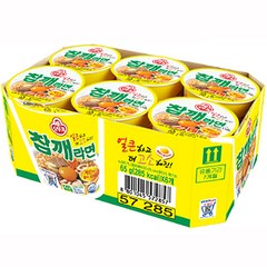 오뚜기 참깨라면 컵 65g, 참깨라면 미니컵 6입(65g*6개)