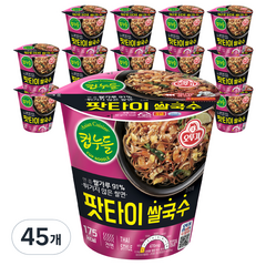 오뚜기 컵누들 팟타이 쌀국수 50g, 45개