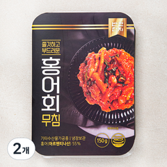 반찬단지 쫄깃하고 부드러운 홍어 무침, 150g, 2개