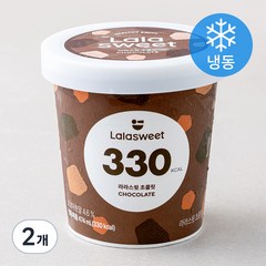 라라스윗 초콜릿 아이스밀크 (냉동), 474ml, 2개