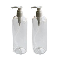 리버그린 공병 투명 500ml + 화이트캡, 2개입