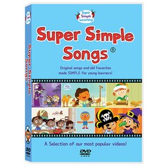 슈퍼심플송 1집 Super Simple Song 유아영어 DVD + MP3 CD 전곡수록 6종 세트, 5DVD + 1CD