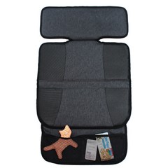 페도라 차량 카시트 보호매트, 블랙 + 그레이, 1개