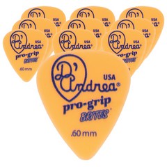 디안드레아 Pro grip Brites 기타피크 0.60mm, 10개
