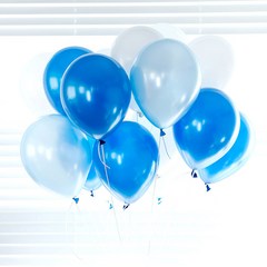 파티친구 헬륨가스 13.3L + 풍선 24p + 리본, 블루혼합, 1세트