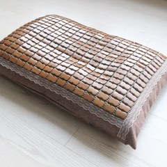 대나무 탄화마작 베개, 혼합색상, 1개