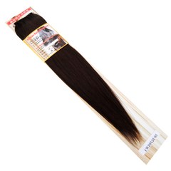 크라운가발 노팁 트위스트 붙임머리 46~47cm, 어두운갈색, 1개