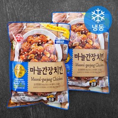 오뚜기 오즈키친 마늘간장치킨 2봉지 (냉동), 580g, 2개